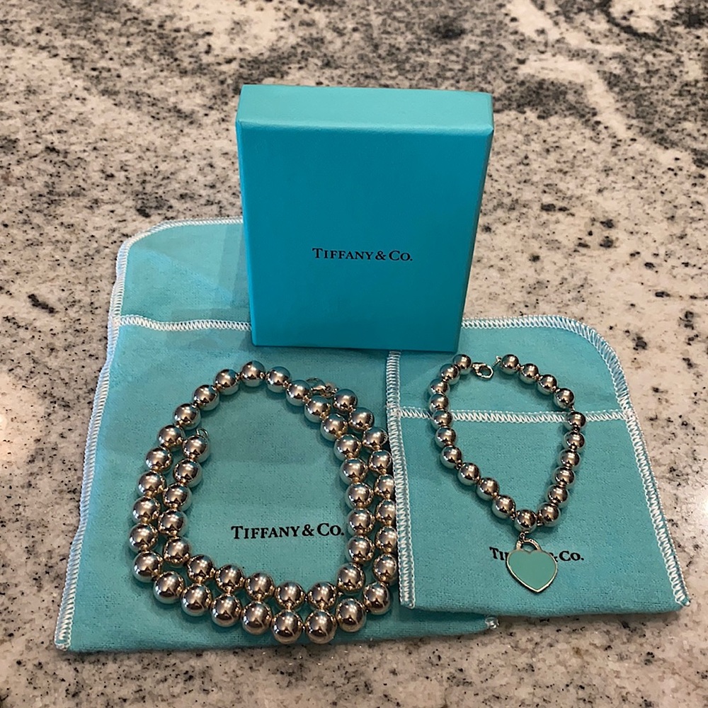 Tiffany necklace and bracelet set